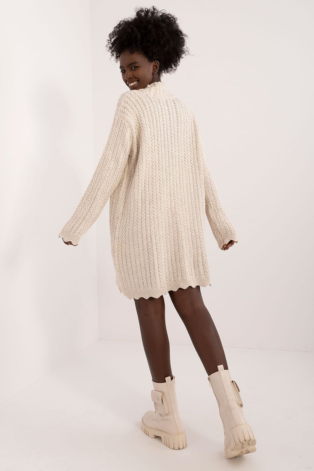 Badu knitted turtleneck dress