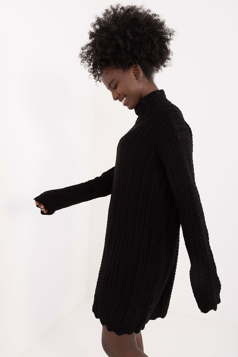 Badu knitted turtleneck dress