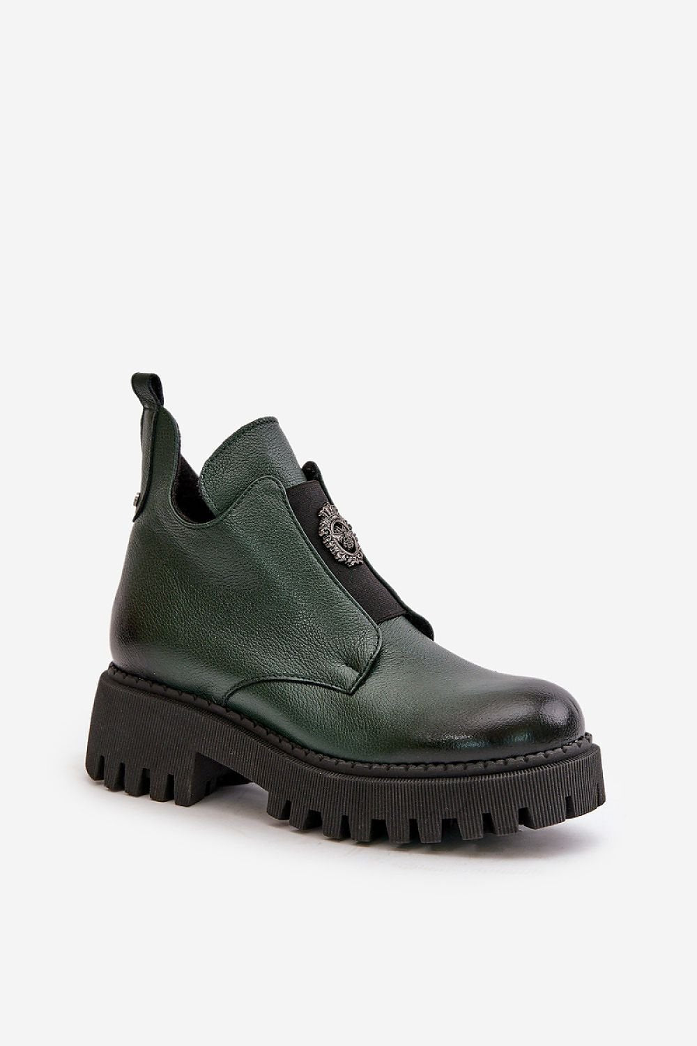 Lug Sole Ace Slip-on Leather Boot  Shop One Place