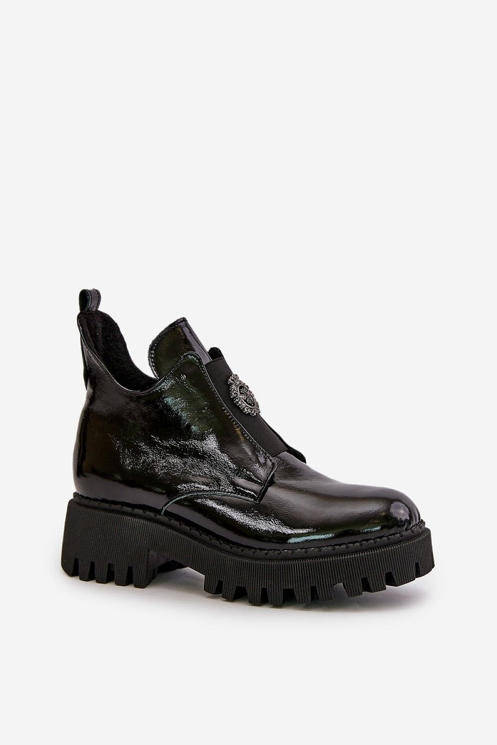 Lug Sole Ace Slip-on Leather Boot  Shop One Place