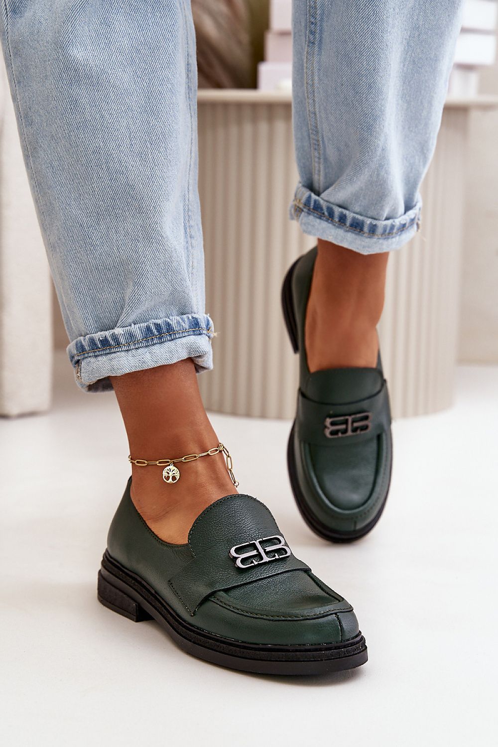 Step in style Elegant Leather Loafers  Shop One Place