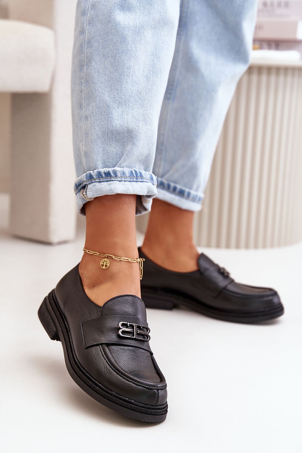 Step in style Elegant Leather Loafers  Shop One Place