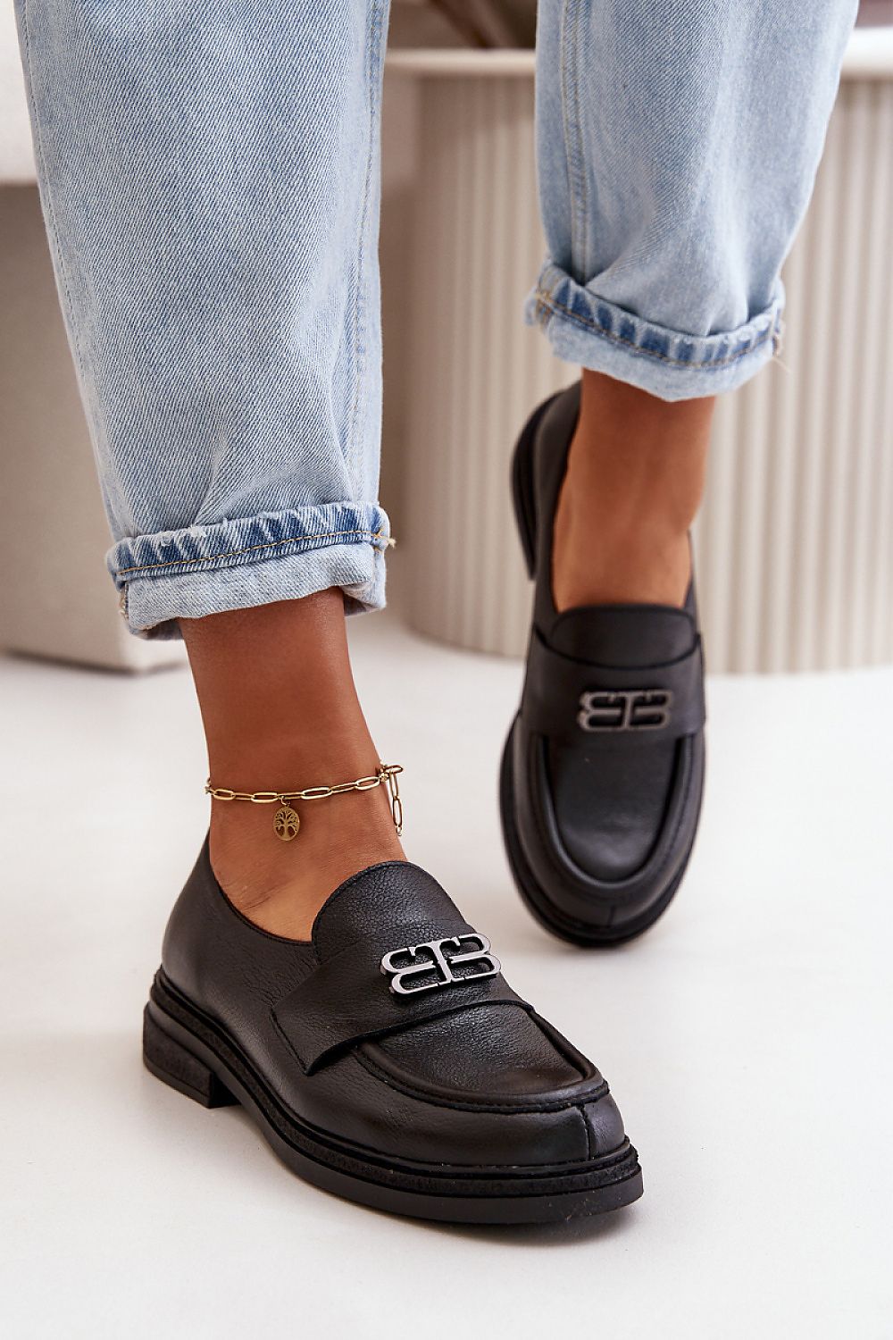 Step in style Elegant Leather Loafers  Shop One Place