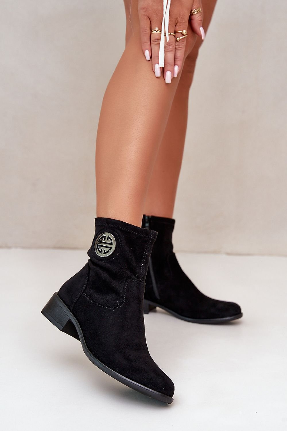 Jezzi Low Heel Ankle Boots  Shop One Place