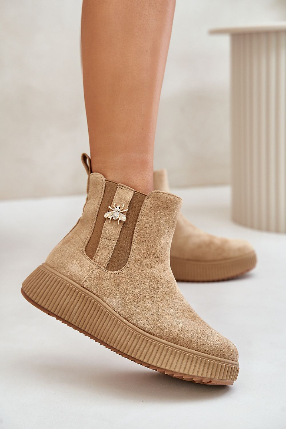 Slip-on Platform Ankle Boot  Shop One Place