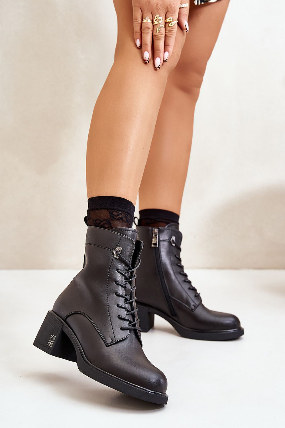 Vinceza Women's Combat Boots  Shop One Place