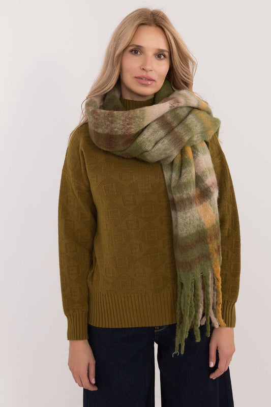 AT Classic Checkered Pattern Scarf  Shop One Place