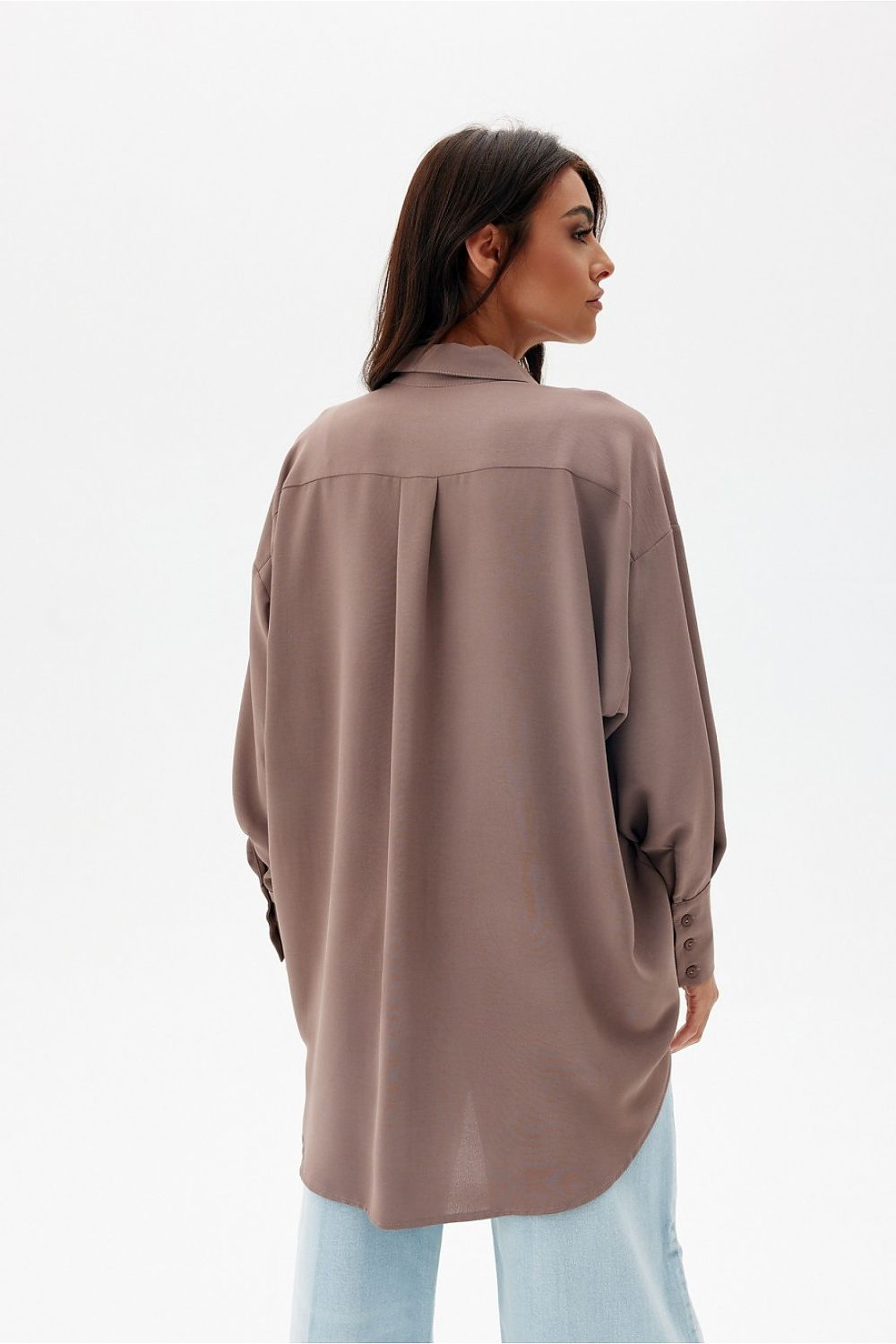 Elisa - asymmetrical long sleeve shirt EKR