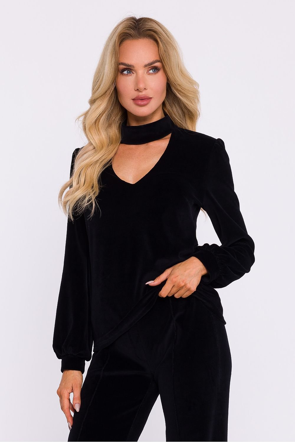 Moe Velvet Halter Neck Top