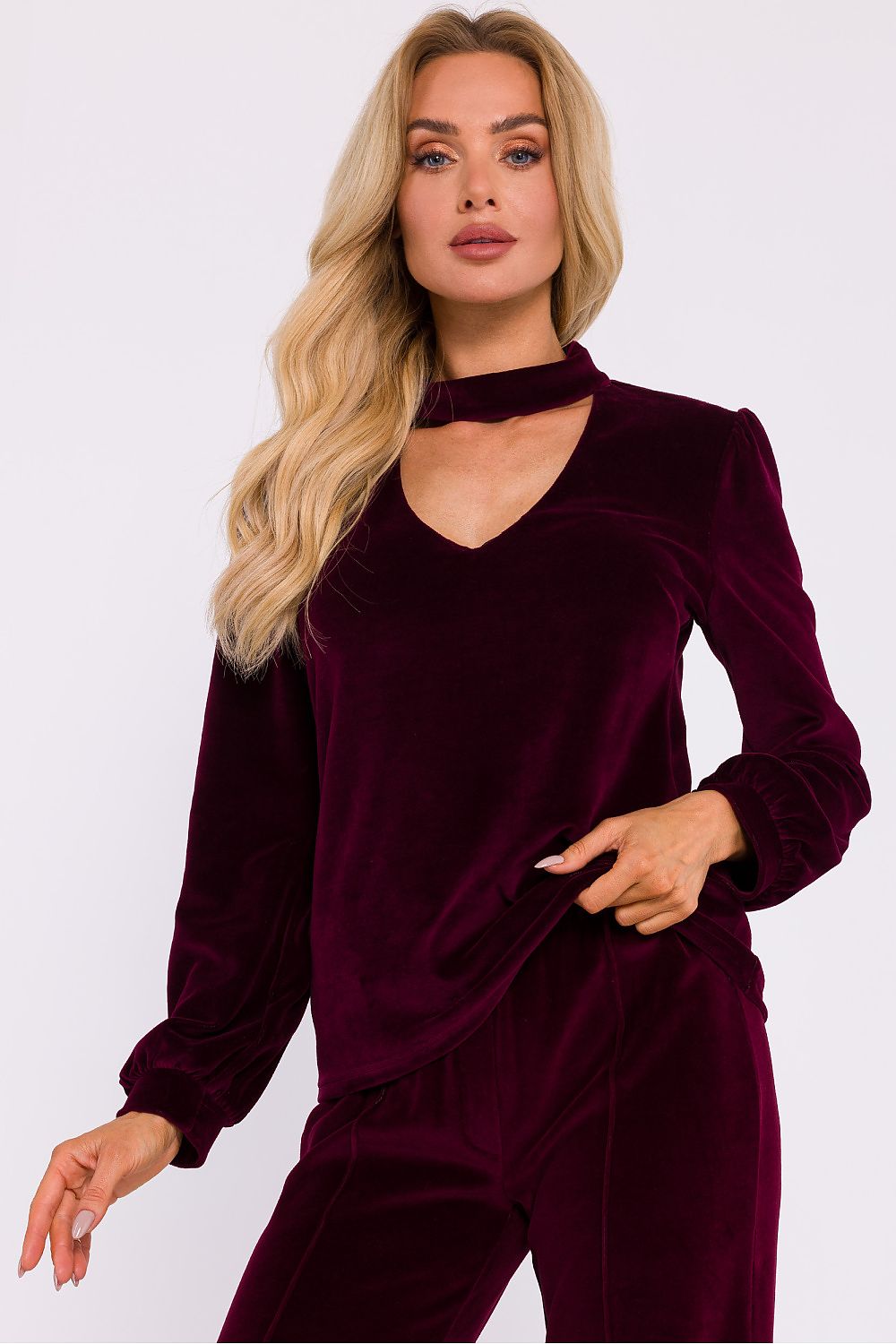 Moe Velvet Halter Neck Top