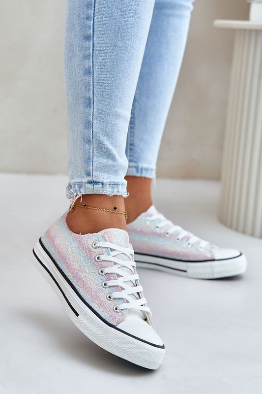 Sequin-Sparkle Sneakers  Shop One Place