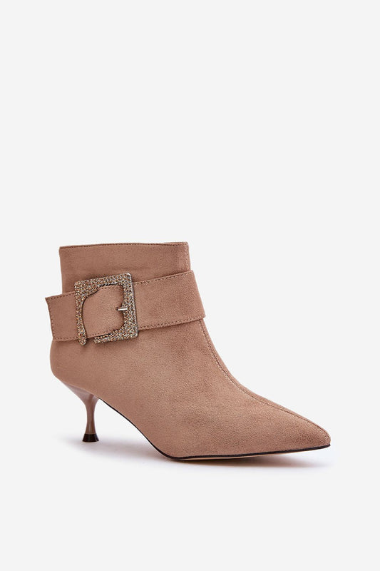Buckled Stiletto Ankle Boot  Shop One Place