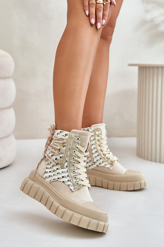 Be Happy High-Top Platform Sneakers  Shop One Place