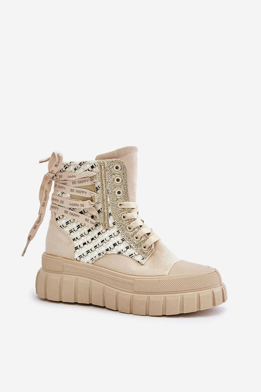 Be Happy High-Top Platform Sneakers  Shop One Place