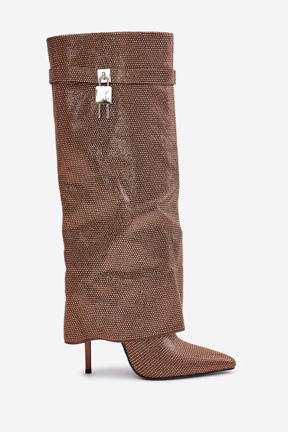 Step in style rhinestones Lock Boot  Shop One Place