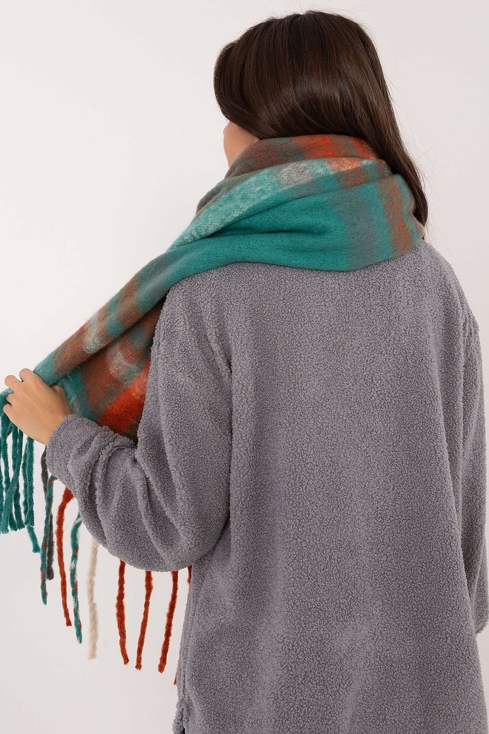 AT Classic Checkered Pattern Scarf  Shop One Place
