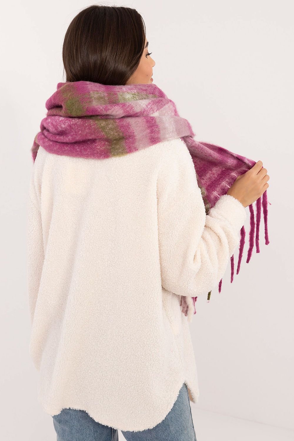 AT Classic Checkered Pattern Scarf  Shop One Place