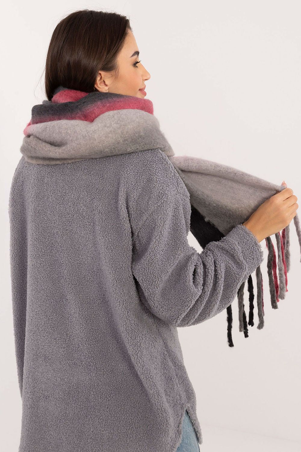 AT Smooth Colorful Pattern Scarf  Shop One Place