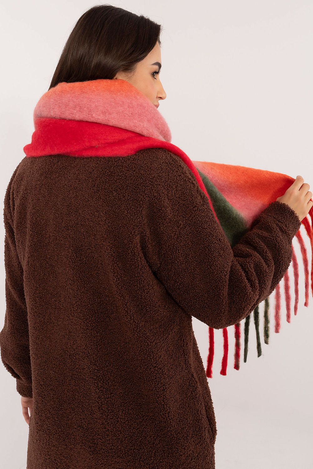 AT Smooth Colorful Pattern Scarf  Shop One Place