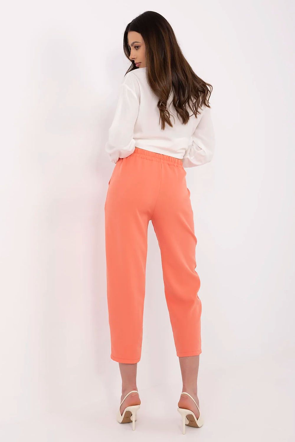 Women’s High-Waisted Tapered Cigarette Pants – Stretch Fit with Pockets  Shop One Place