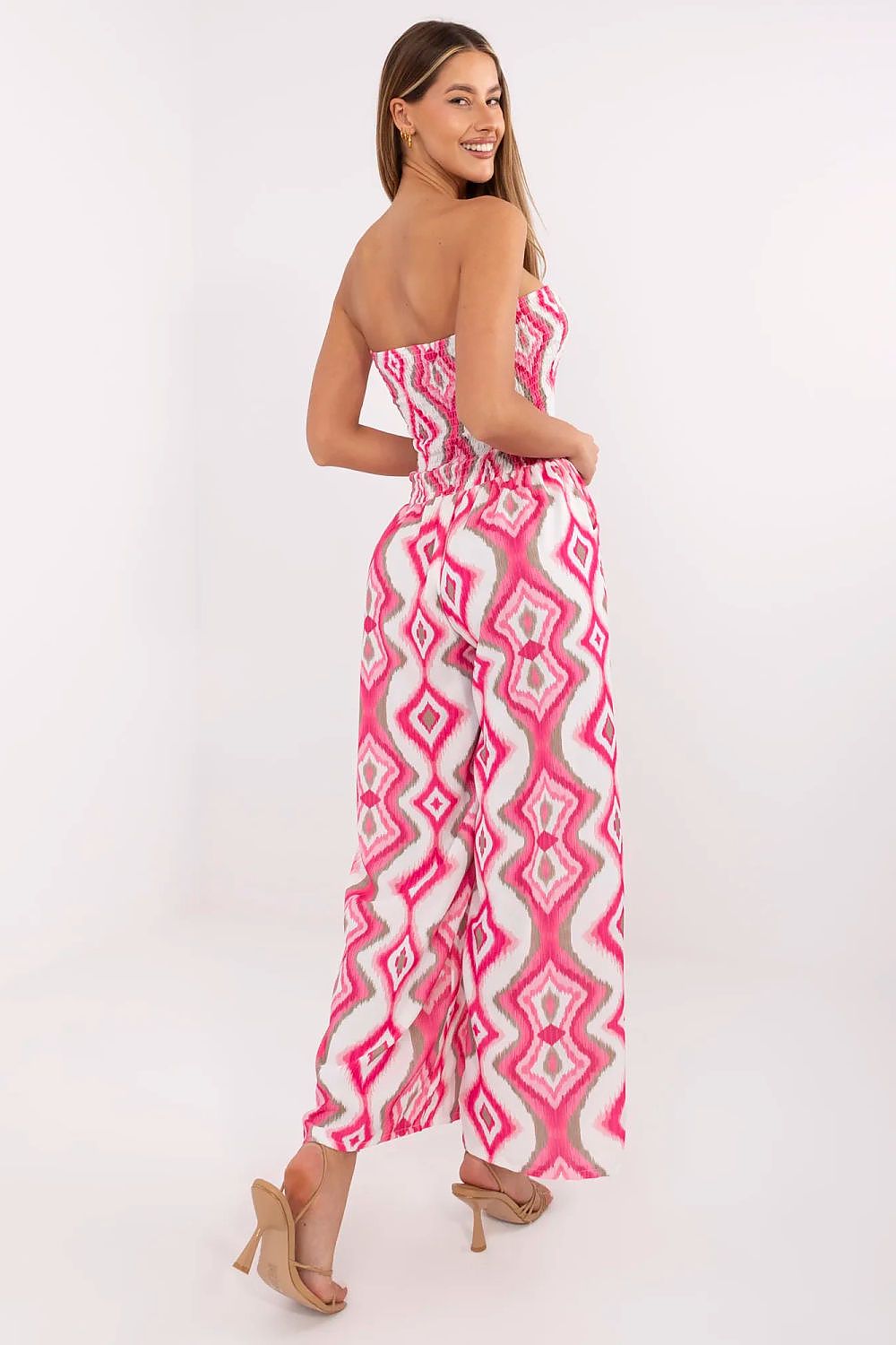 Geometric pattern jumpsuit Italy Moda  Shop One Place