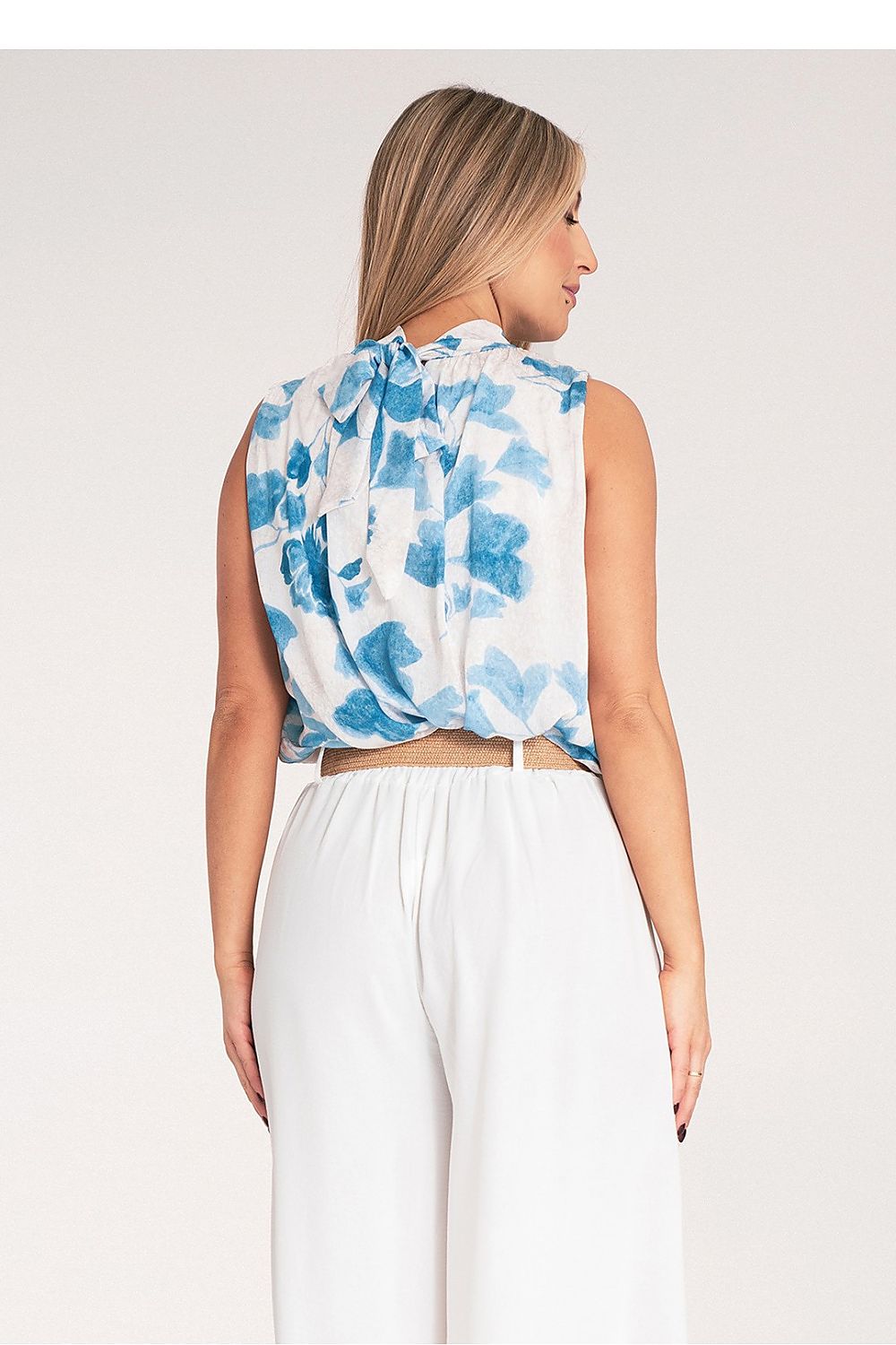 Women's Elegant Floral Sleeveless Blouse  Shop One Place