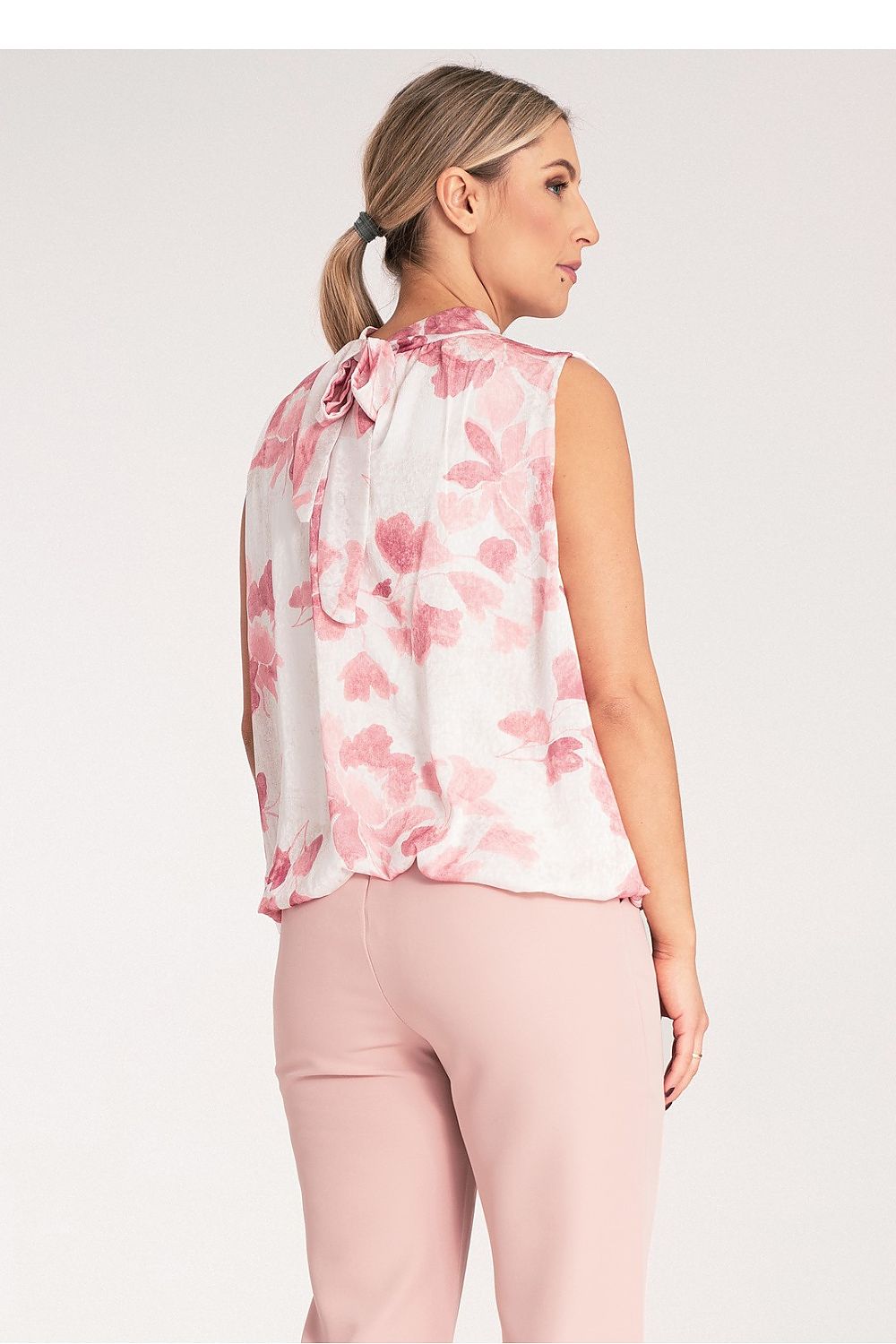 Women's Elegant Floral Sleeveless Blouse  Shop One Place