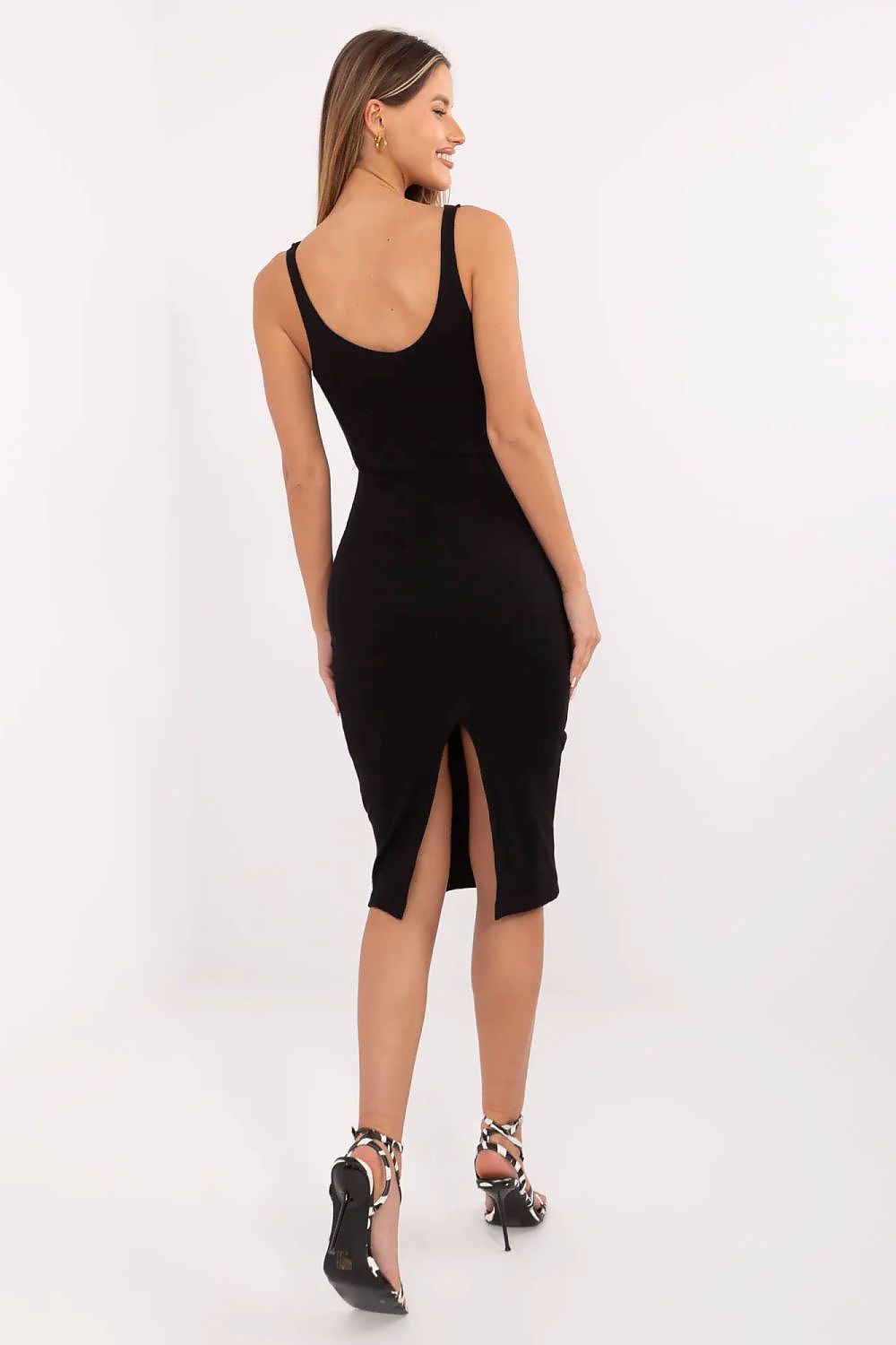 Bodycon dress with straps RUE PARIS  Shop One Place