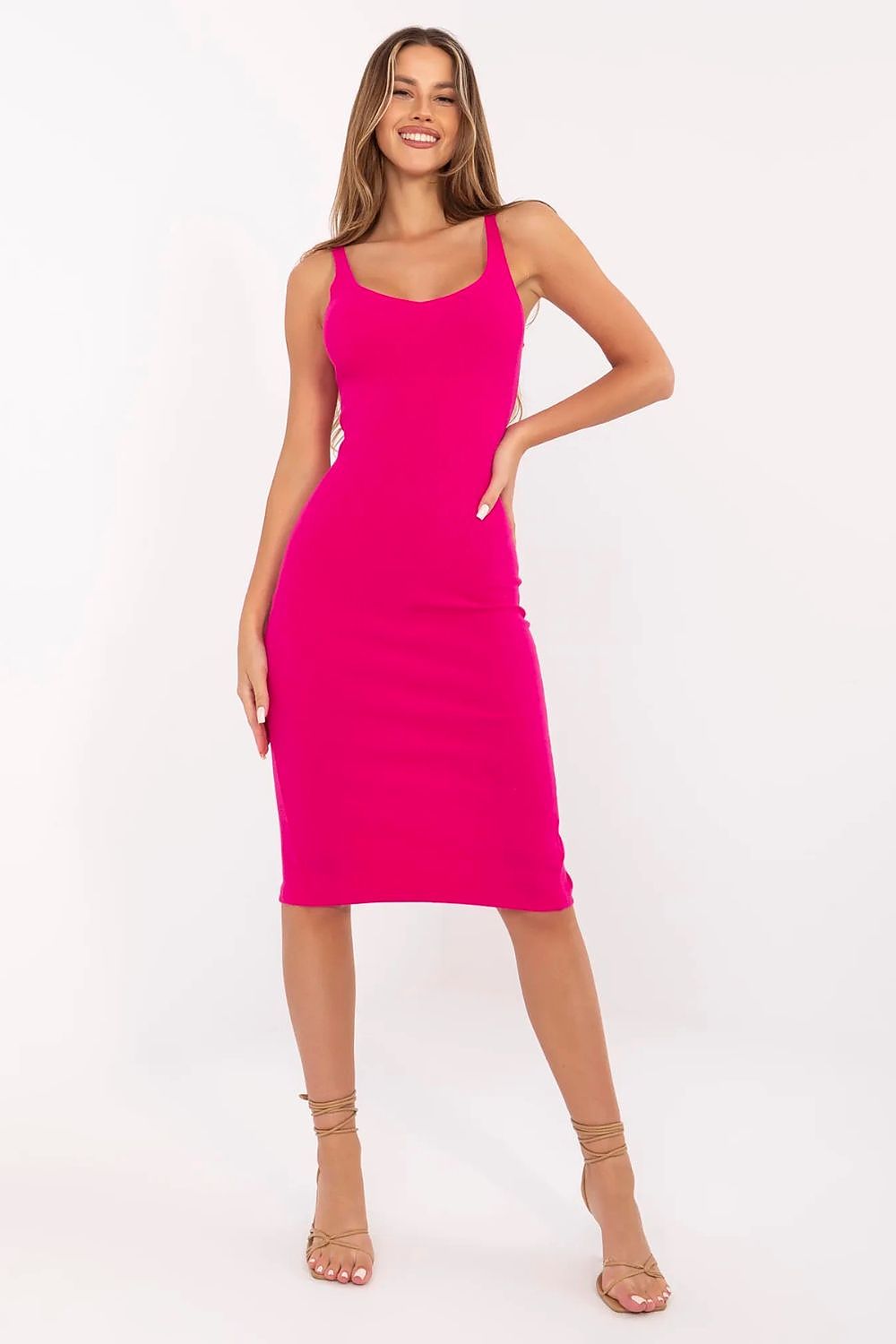Bodycon dress with straps RUE PARIS  Shop One Place