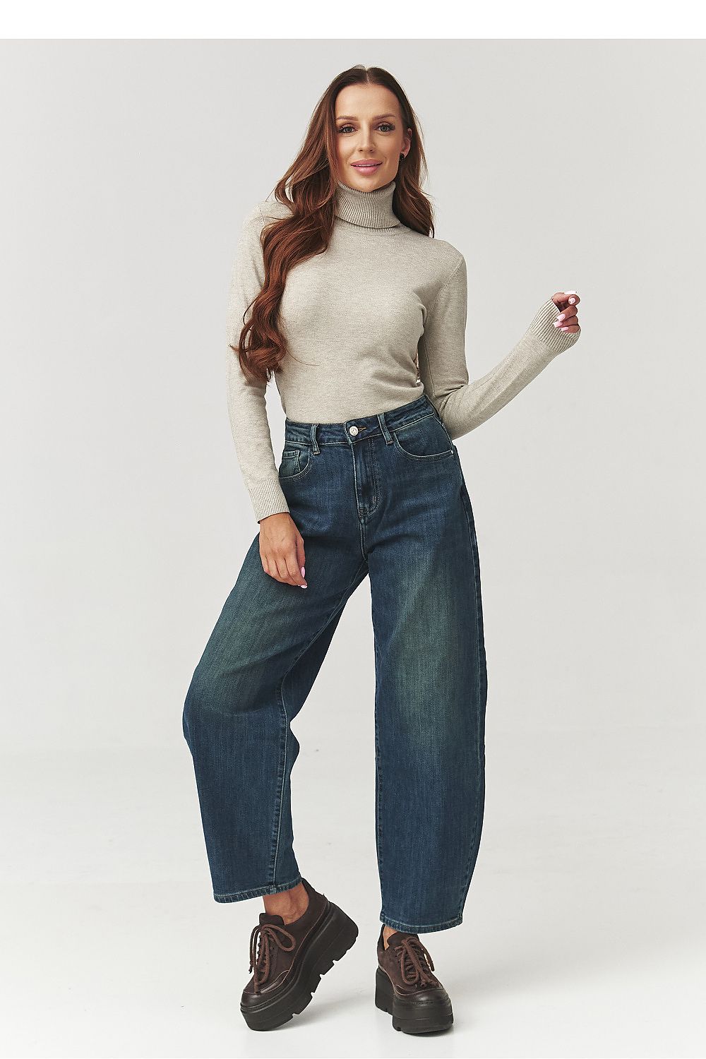 Turtleneck model 219739 Makadamia  Shop One Place