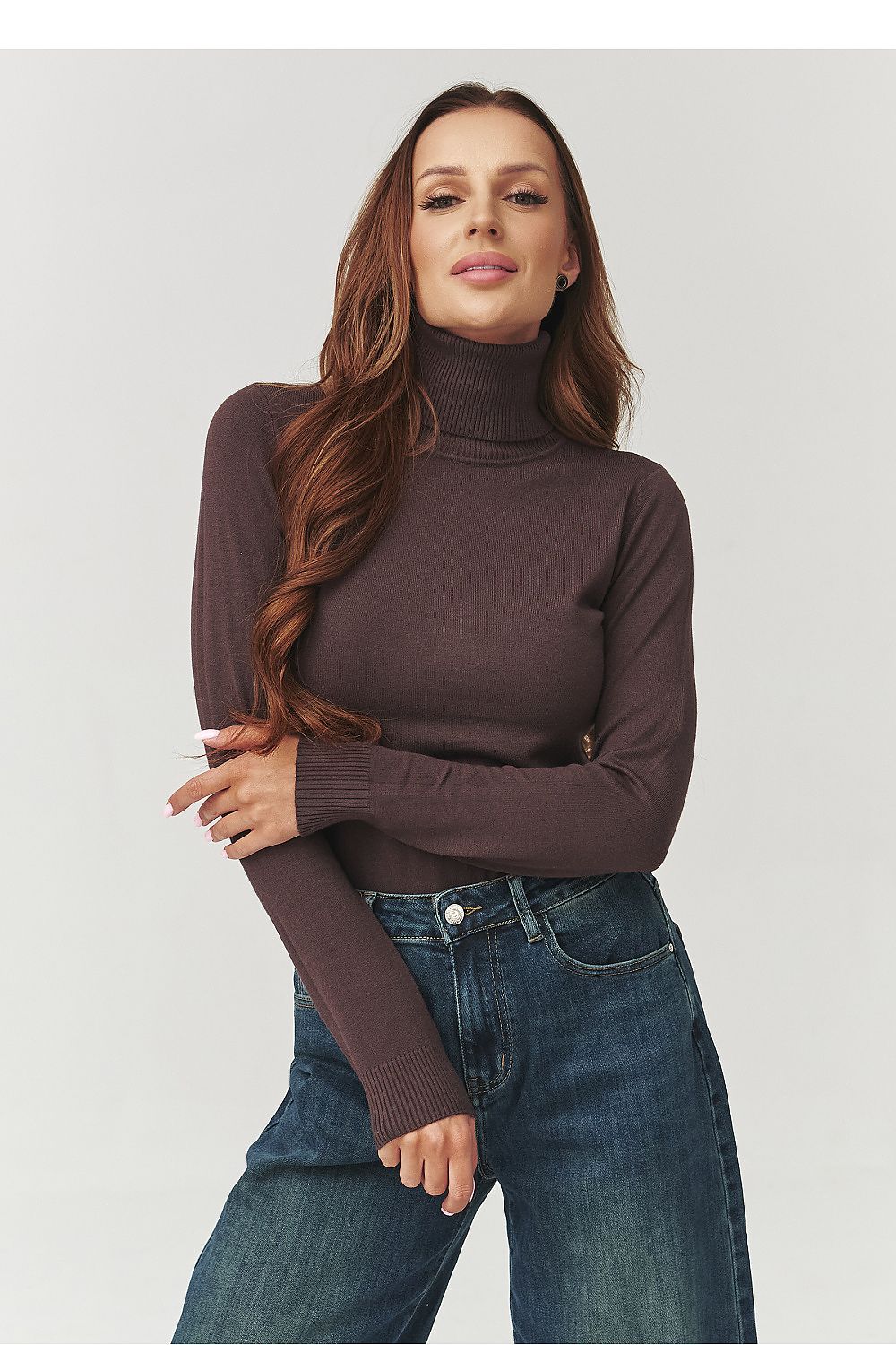 Turtleneck model 219739 Makadamia  Shop One Place