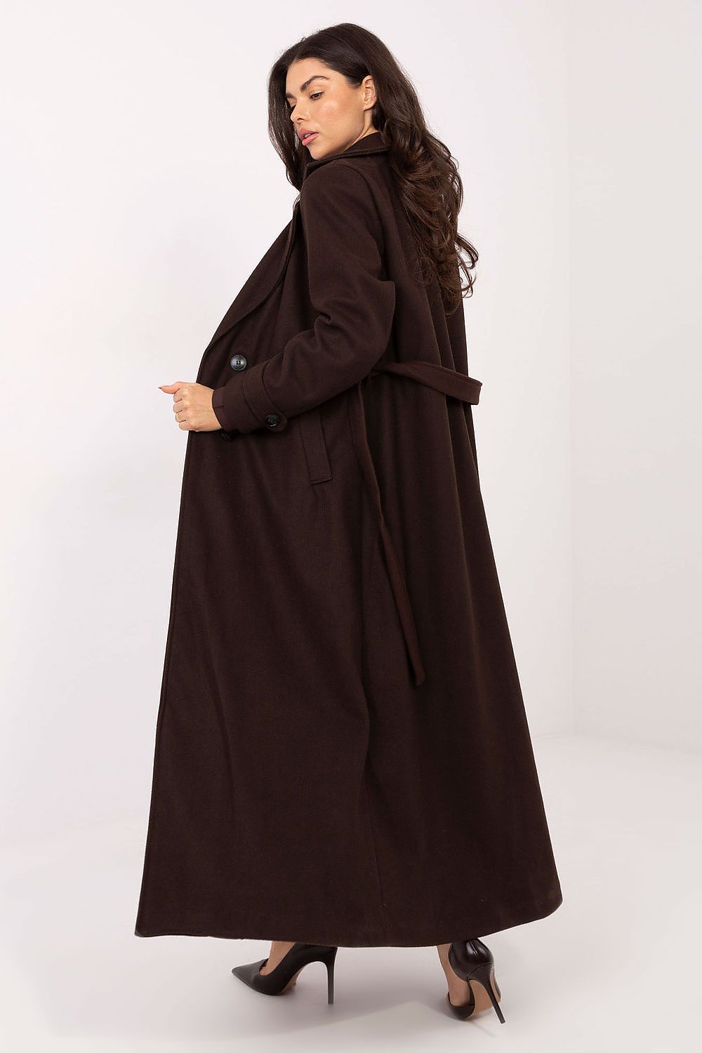 Classic Double-Breasted Trench Coat with Belt  Shop One Place