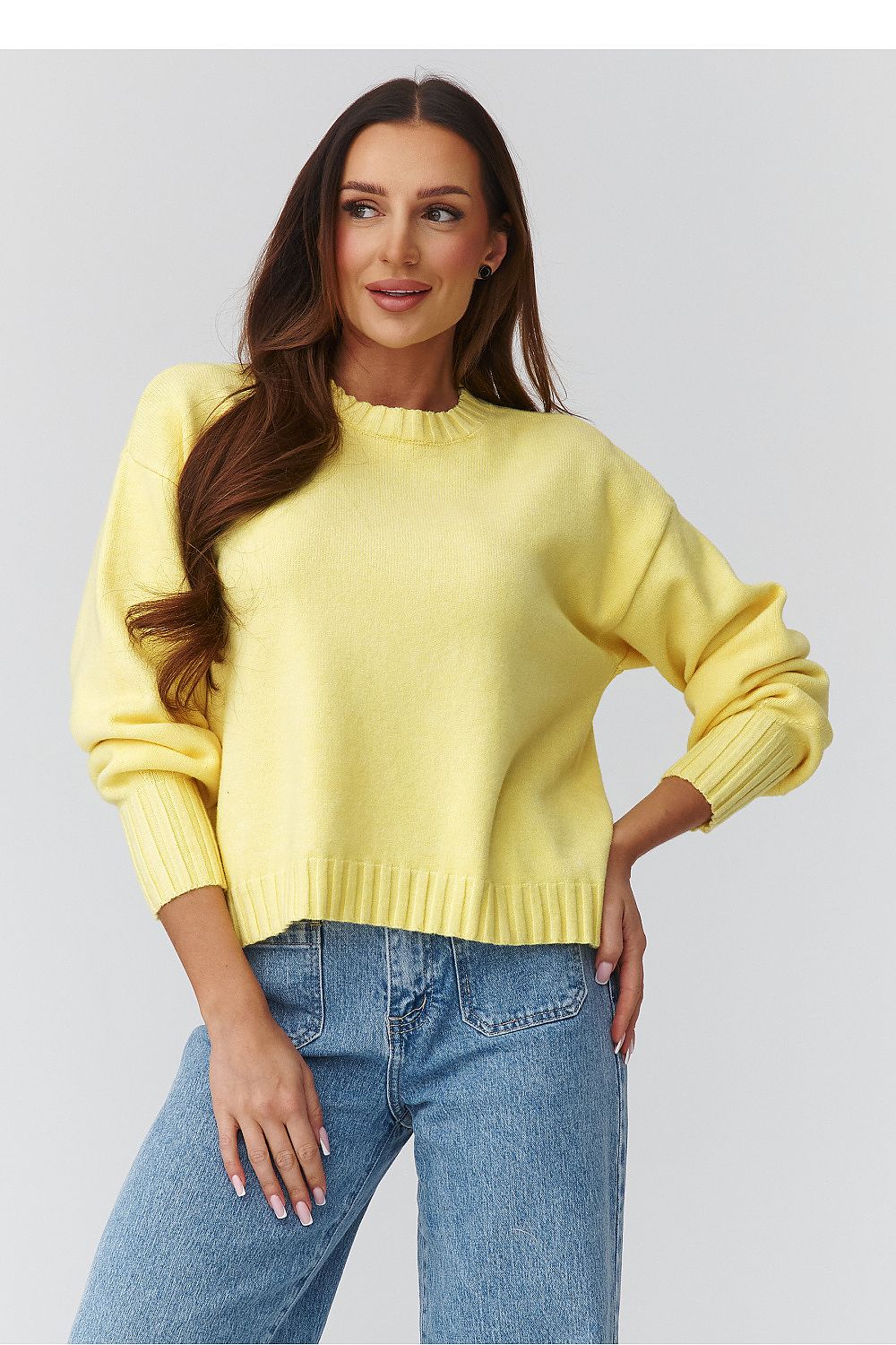 Jumper model 224104 Makadamia  Shop One Place