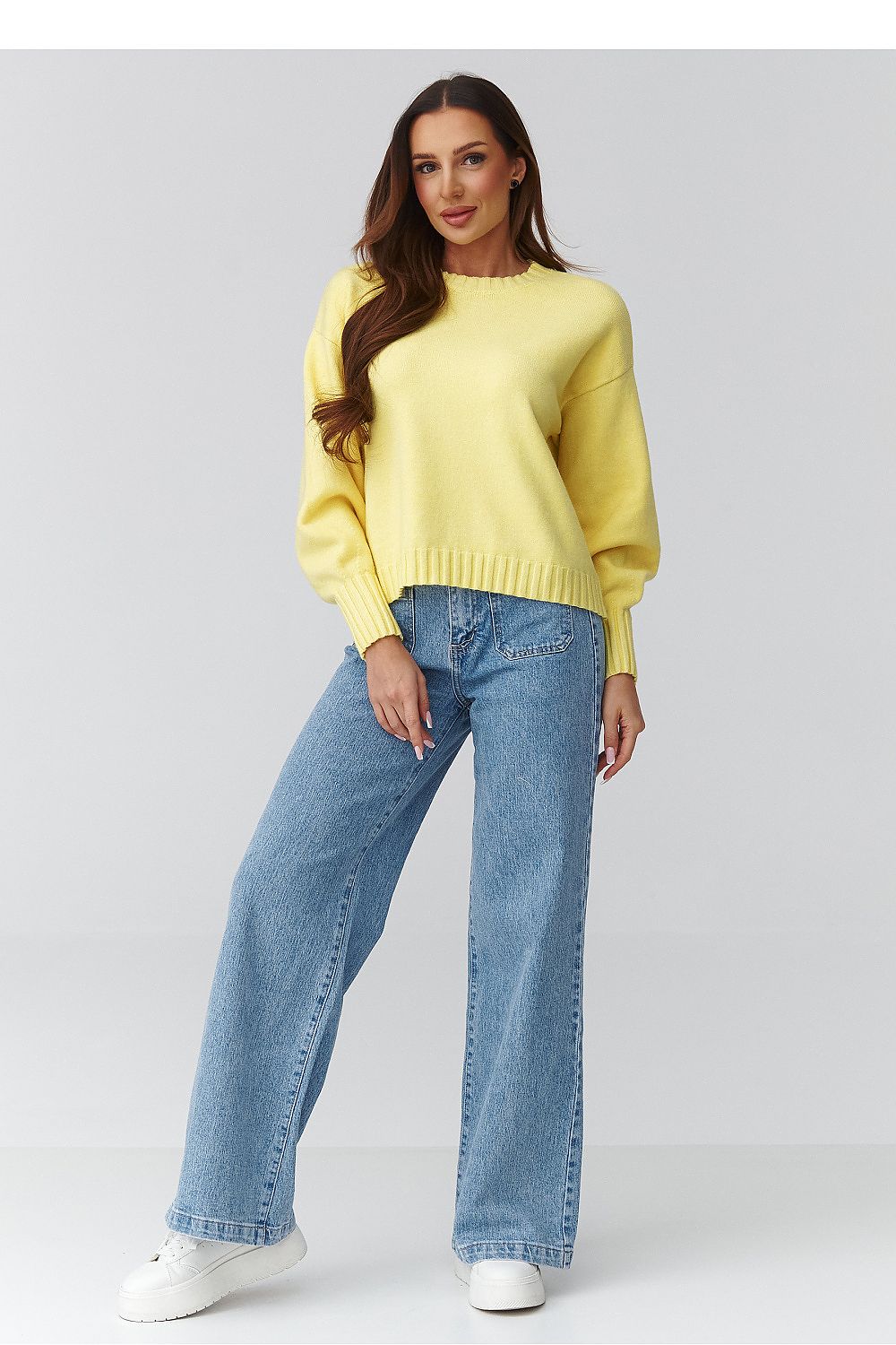 Jumper model 224104 Makadamia  Shop One Place