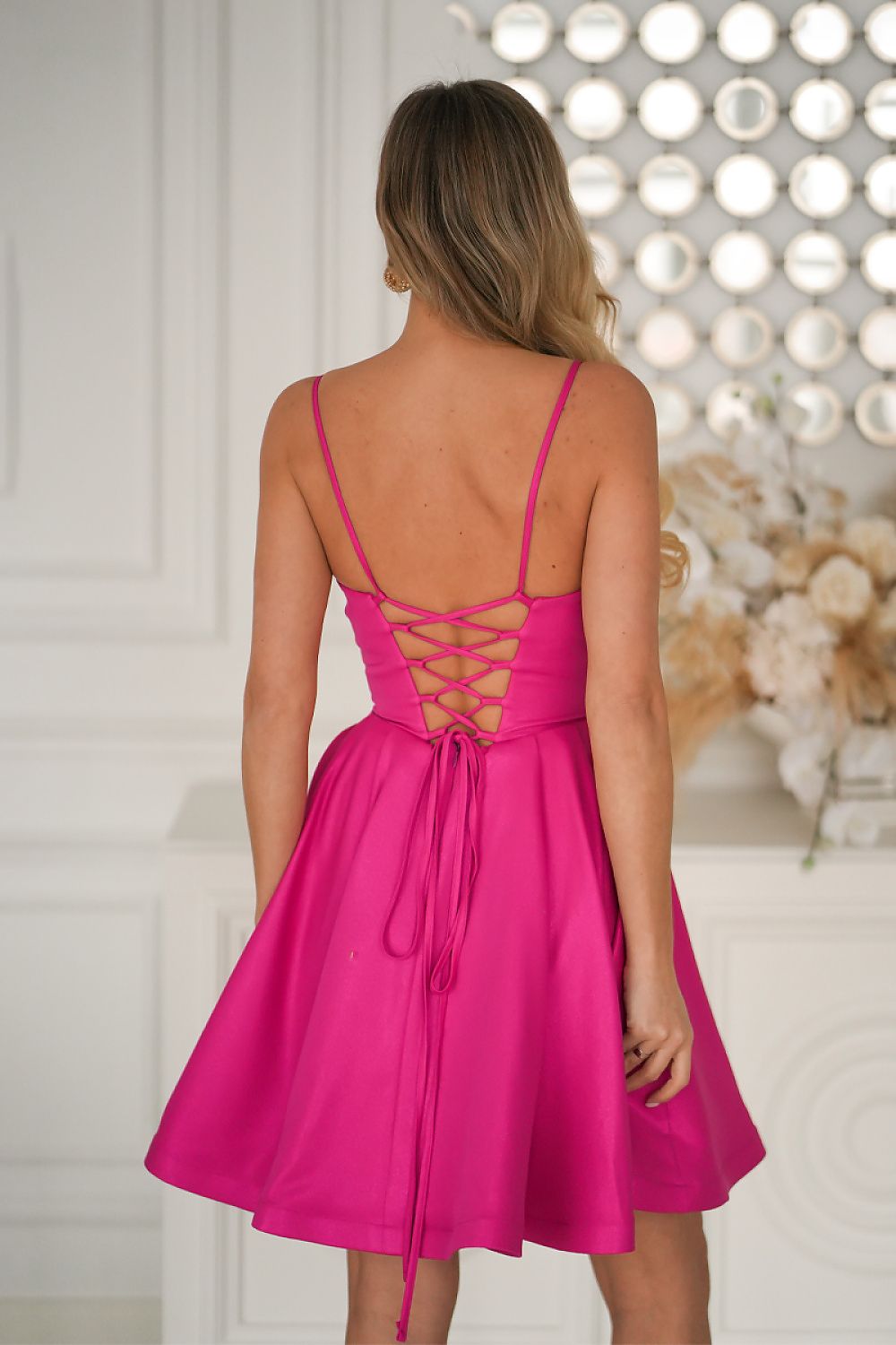 Brocade Mini Dress - Corset Back Party Dress | Bicotone  Shop One Place