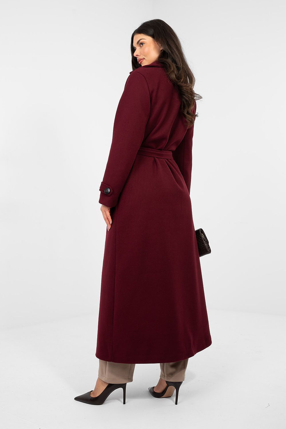 Classic Double-Breasted Trench Coat with Belt  Shop One Place