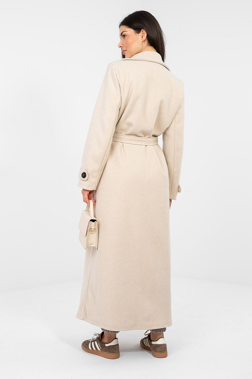 Classic Double-Breasted Trench Coat with Belt  Shop One Place