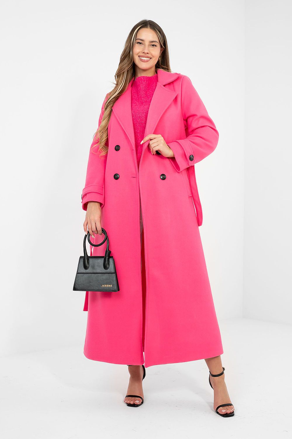 Classic Double-Breasted Trench Coat with Belt  Shop One Place