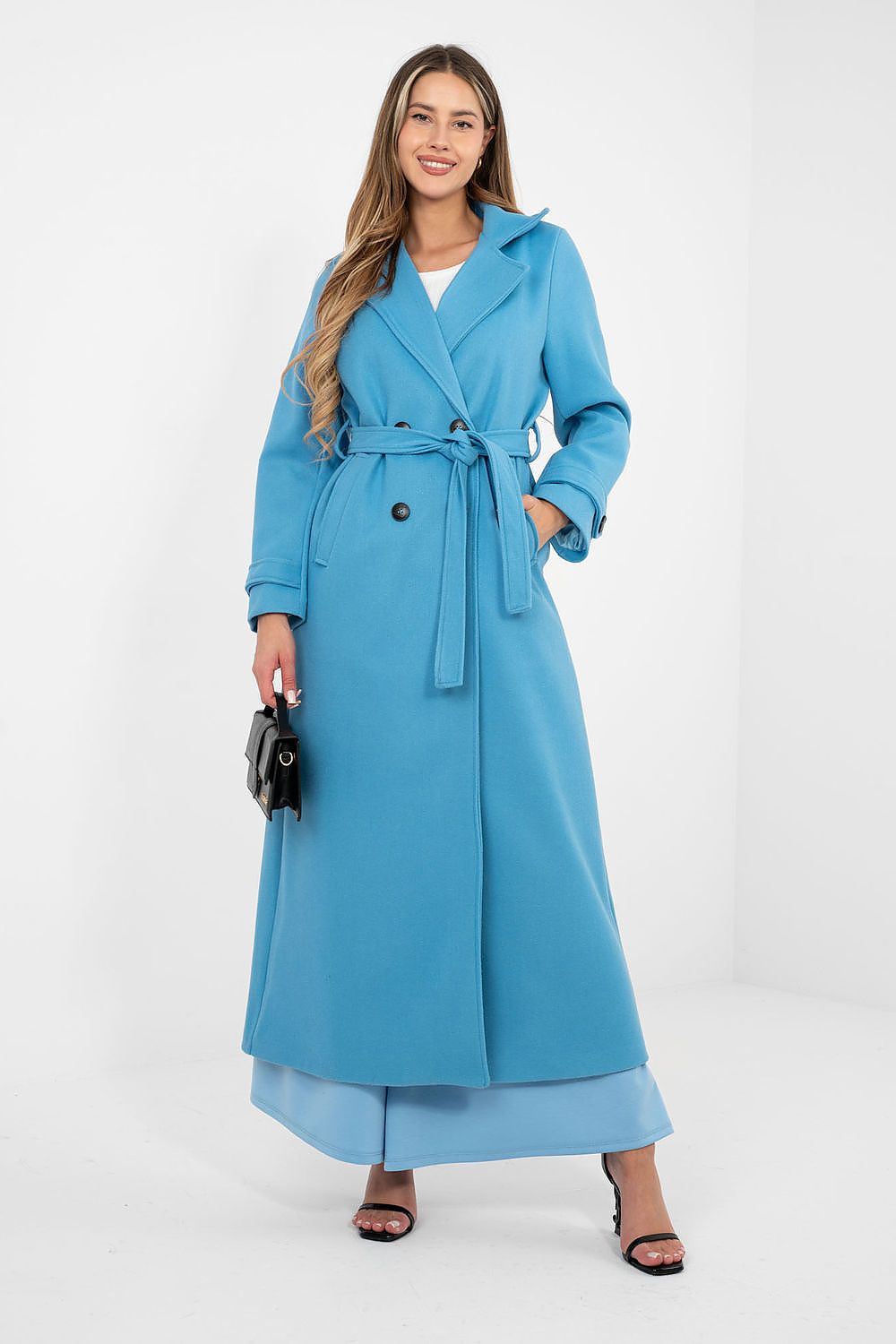Classic Double-Breasted Trench Coat with Belt  Shop One Place