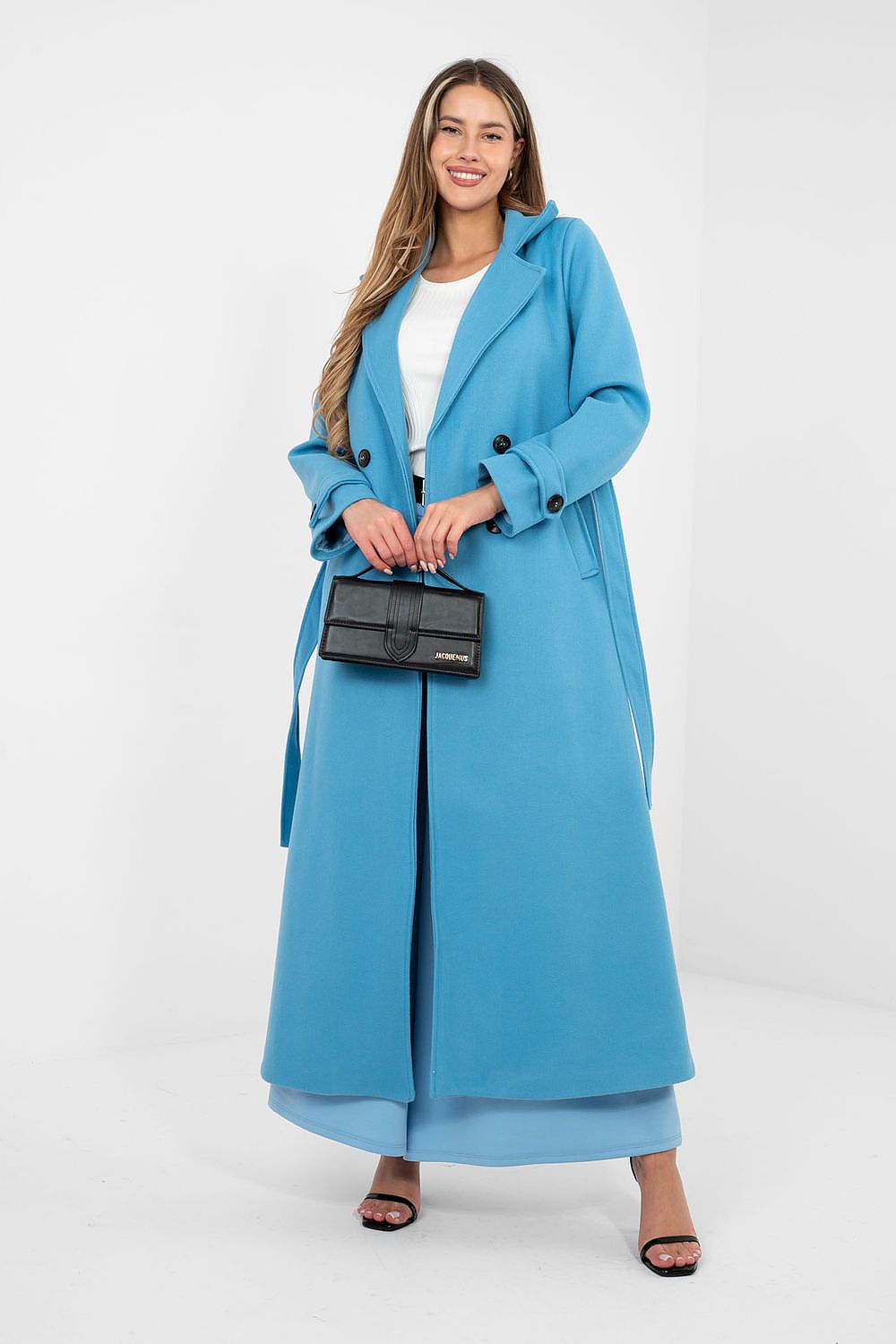 Classic Double-Breasted Trench Coat with Belt  Shop One Place