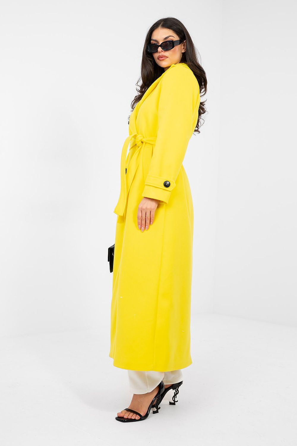 Classic Double-Breasted Trench Coat with Belt  Shop One Place