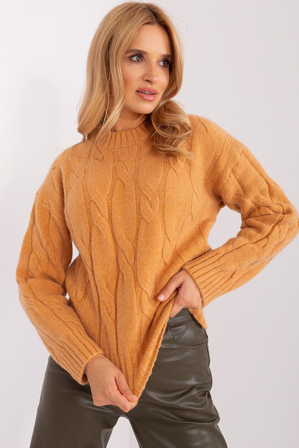 Women's Cable Knit Sweater – view 4