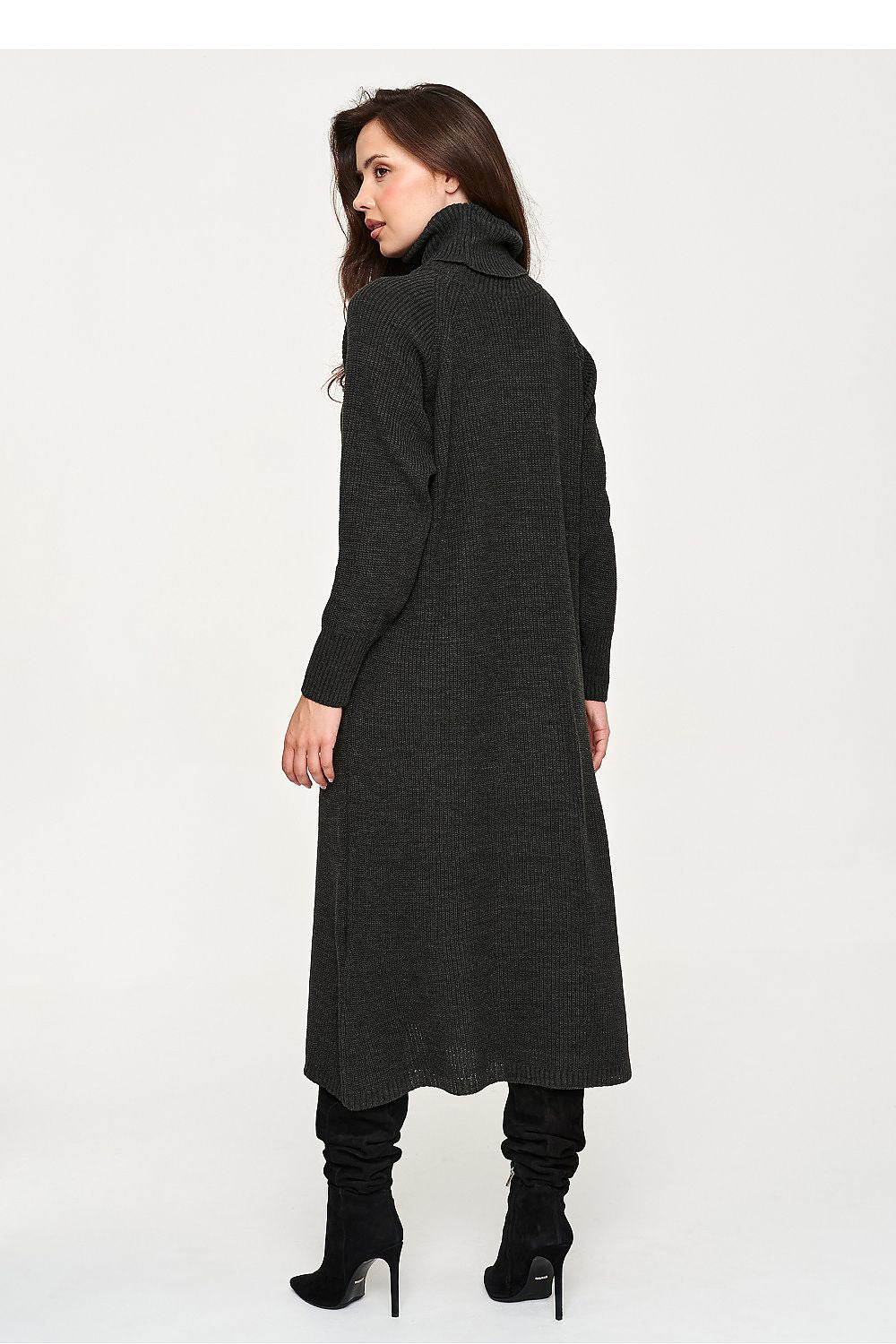 Women's Turtleneck Sweater Midi Dress – view 6