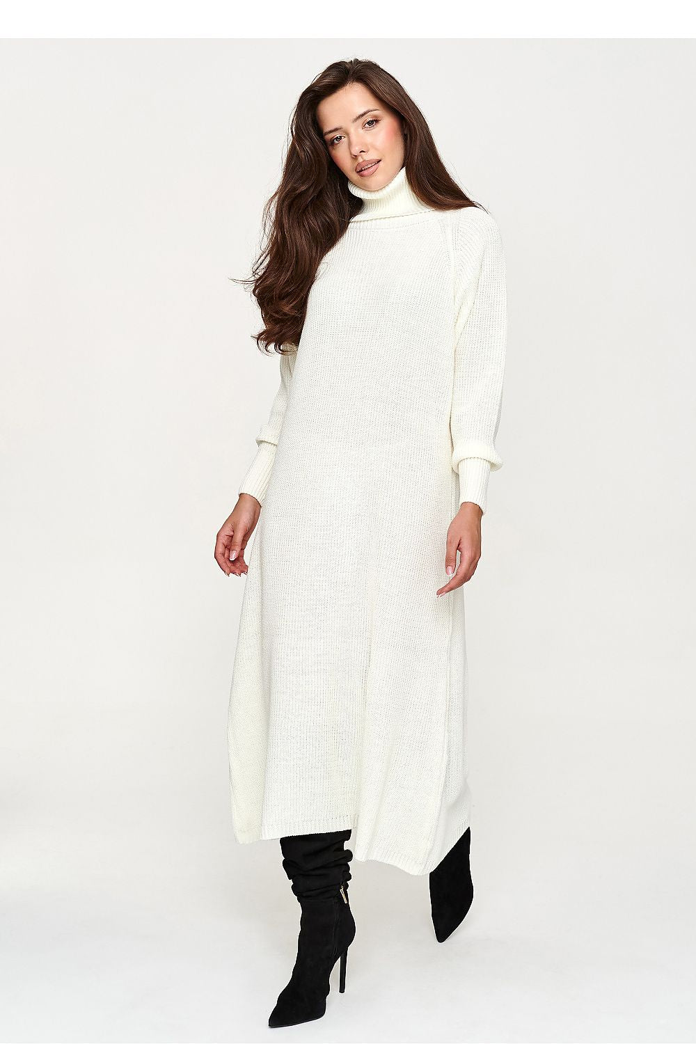 Women's Turtleneck Sweater Midi Dress – view 8