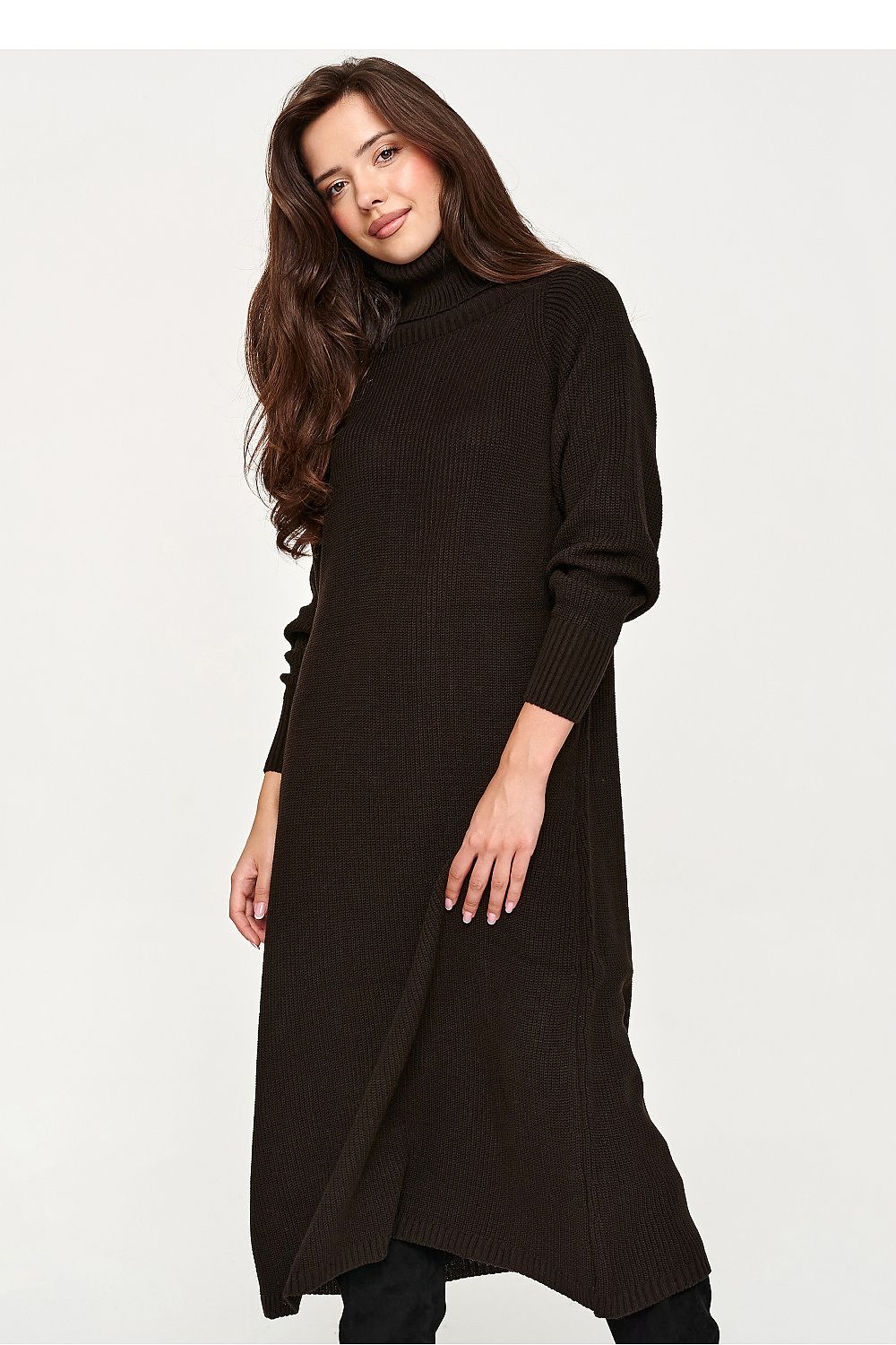 Women's Turtleneck Sweater Midi Dress – view 10