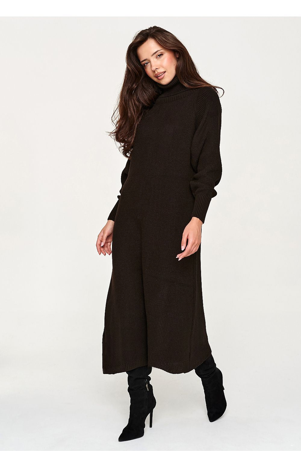Women's Turtleneck Sweater Midi Dress – view 11