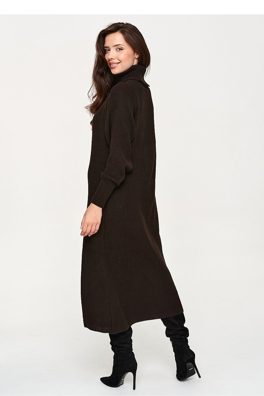 Women's Turtleneck Sweater Midi Dress – view 12