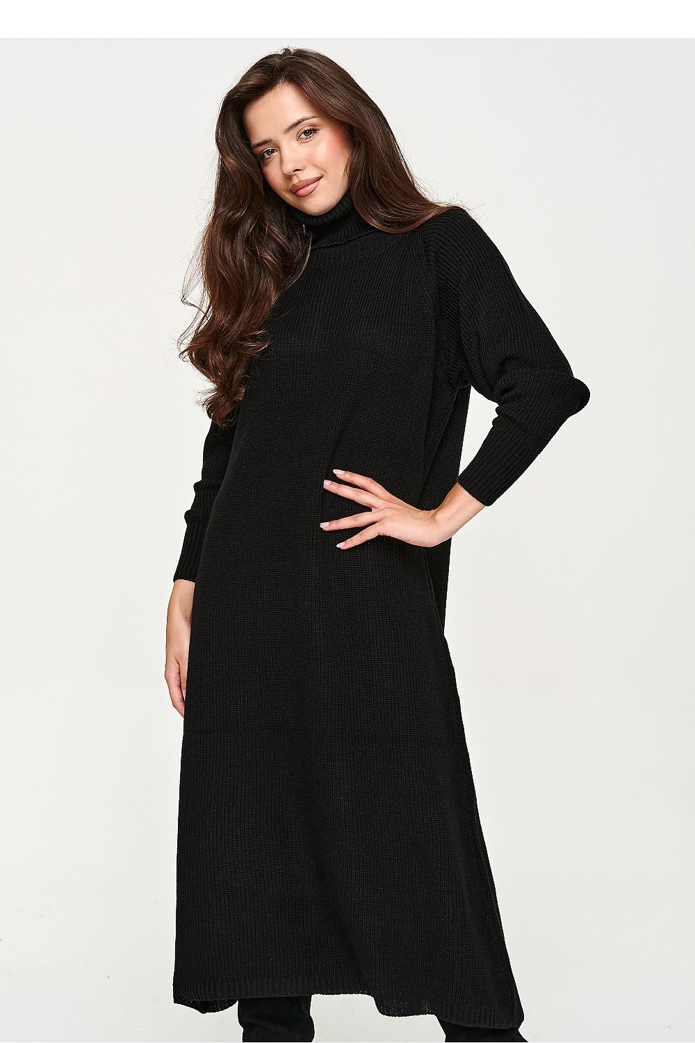 Women's Turtleneck Sweater Midi Dress – view 13