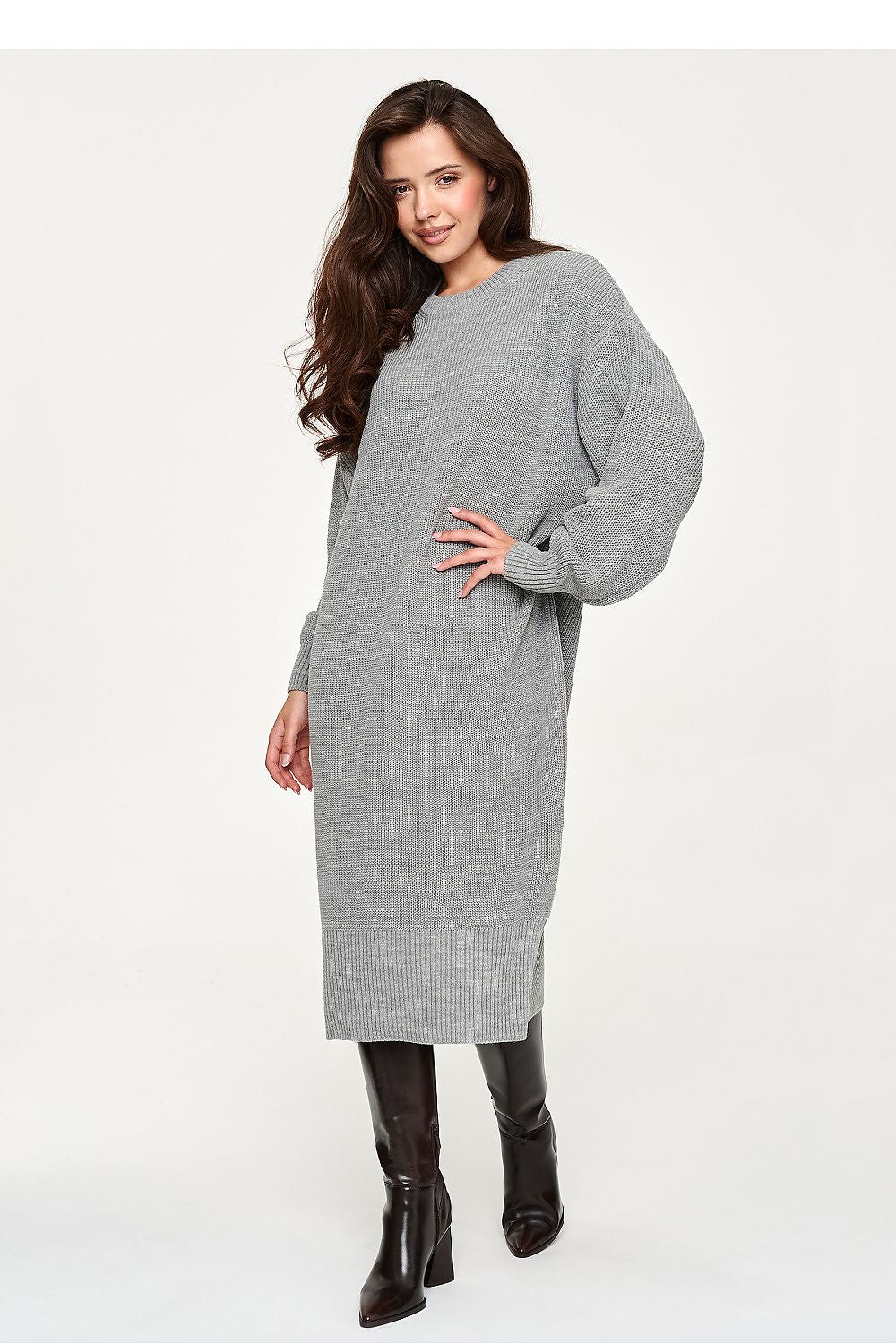 Women's Oversized Sweater Midi Dress – view 2