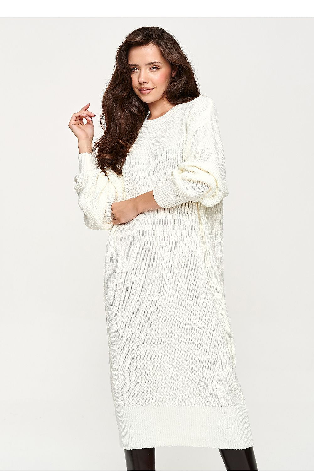 Women's Oversized Sweater Midi Dress – view 7